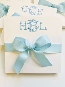 Chalet Monogram Notepad - Etsy