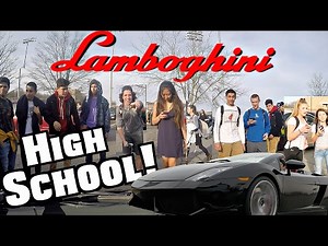 Driving My Lamborghini To High School At 17! Funny Supercar Reactions!!