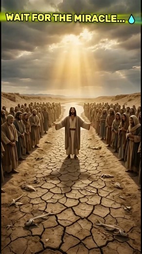 Jesus Brings Water to the Desert 🌊 AI Miracle #jesus #miracle #faith