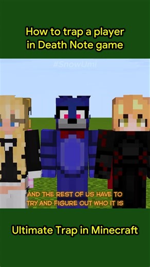 How JudeLow traps players in DEATH NOTE game #minecraft