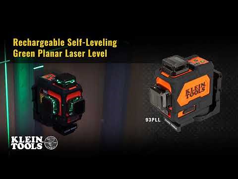 Rechargeable Self-Leveling Green Planar Laser Level (93PLL)