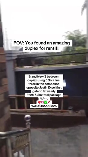 Beautiful built three bedrooms duplex for rent at across Okpanam city gate axis WhatsApp:0818662825 #asabatiktokers #asabarealestate #viral #asabarealtors #asabaagent