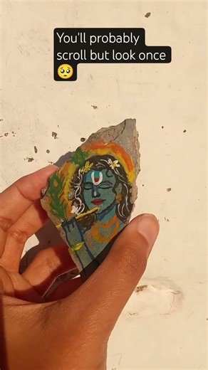 I know you will ignore krishna 🥲#art #shorts #painting