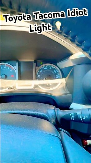 Reset Toyota Tacoma's Idiot Light in 60 Seconds or Less #tacoma #oil #dashboard