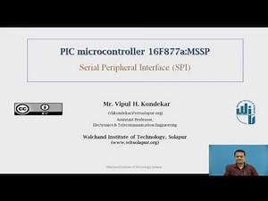 PIC microcontroller 16F877a MSSP Serial Peripheral Interface SPI V3