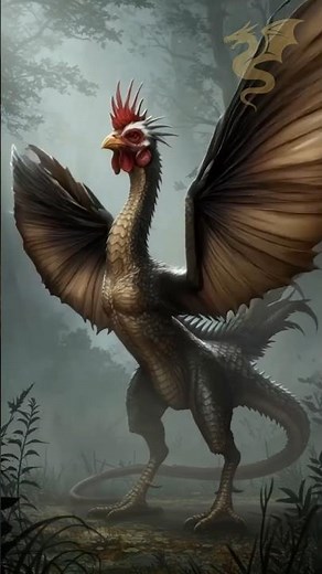 Cockatrice – The Stone Gaze Serpent-Rooster | Types of Dragon #dragon #creature #cockatrice