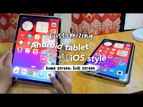 How to Customize Android phone/tablet to iPhone Style homescreen + lock screen