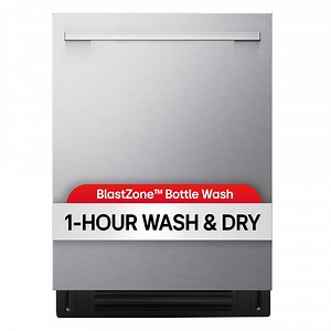 Reviews for LG 24 in. Printproof Stainless Steel FlushFit Smart Top Control Dishwasher with 1-Hour Wash & Dry Cycle | Pg 1 - The Home Depot