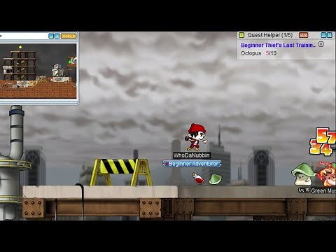 Maplestory Lets Play Rogue Level 10-30 Assassin | Maplestory Nostalgia