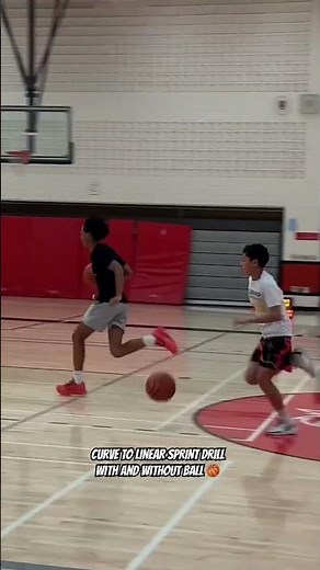 Basketball Speed Drill | How to Get Faster on The Court 🏀 | Highschool Basketball Workout