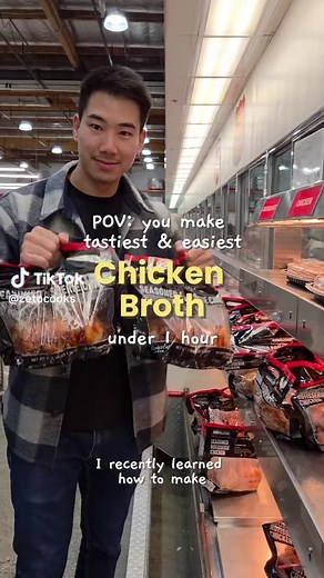 Quick and Flavorful Chicken Broth Recipe Using Pressure Cooker