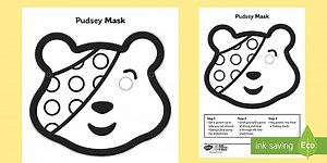 BBC Children in Need Pudsey Role-Play Mask