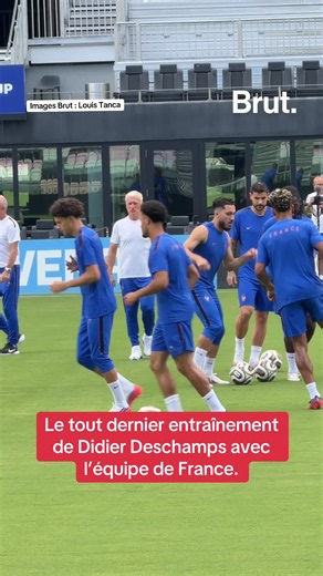 Le tout dernier entraînement de Didier Deschamps avec l’équipe de France. #deschamps #didierdeschamps #equipedefrance #coupedumonde #worldcup2026