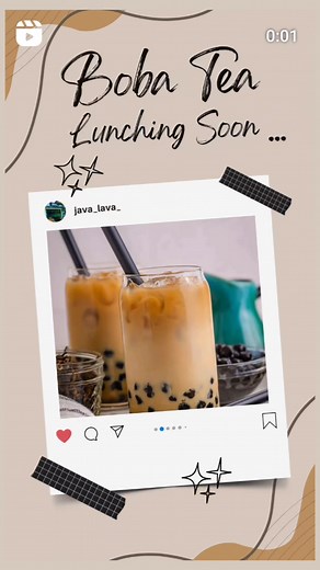 Get ready, Java;Lava! Boba Tea is coming soon with a burst of amazing flavors! ☕🌈