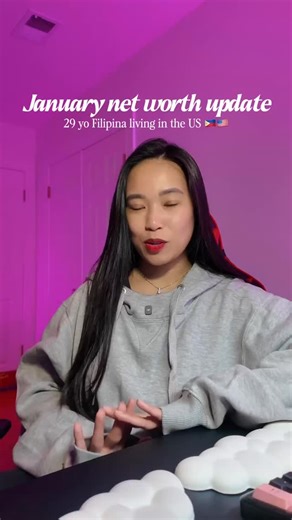 First net worth update for the year! I’m doing this every month, so if you want this type of content, follow for more! 🤩 If you also need a copy of my net worth tracker, comment “net worth” and I’ll send you the link! | Mitchie