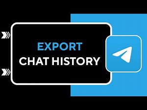 HOW TO EXPORT TELEGRAM CHAT HISTORY