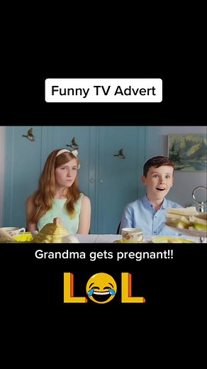 British TV Advert: Grandma Gets Pregnant with Sweet Surprise