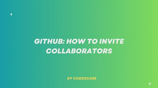 Github How to Invite Collaborators