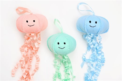 Felt Jellyfish Pattern | How to Make a Felt Jellyfish