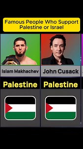 Famous People Who Support Palestine or Israel | Global Celebrities & Public Figures 2025 Explore the famous people who support Palestine or Israel, highlighting well-known actors, musicians, politicians, activists, and influencers who openly share their stance on the conflict. From Hollywood voices advocating for human rights to public figures supporting Israel’s security and alliances, this overview shows how global opinion shapes conversations in media, culture, and politics. Their statements,