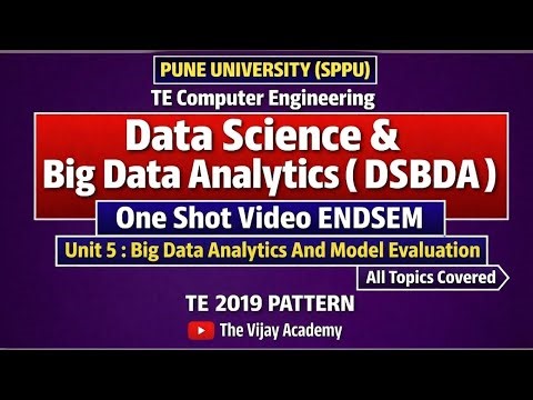 DSBDA Unit 5 | One Shot Video | TE Computer Engineering | #Sppu University | 19 Pattern ENDSEM EXAM