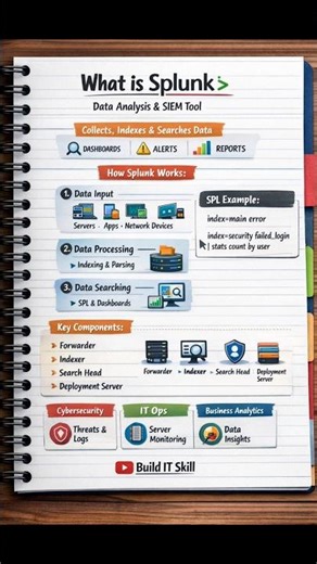 What is Splunk? Complete Guide to Data Analysis & SIEM Tool SOC Analyst #splunk #tools #shorts