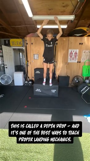 Elite 10 Performance on Instagram: "🎥 Depth Drop Progressions: A Must Before You Fly 🧠💥 Before we talk explosive plyos or big box jumps… we start here 👇 ✅ Depth drops teach athletes how to absorb force, decelerate, and land safely. It’s the foundation for building powerful, resilient movement. In this video, we work through a series of landing progressions: 1. Drop & Stick — Double-leg landing with solid form. 2. Drop → Vertical Jump → Land — Building reactive strength & coordination. 3. Dro