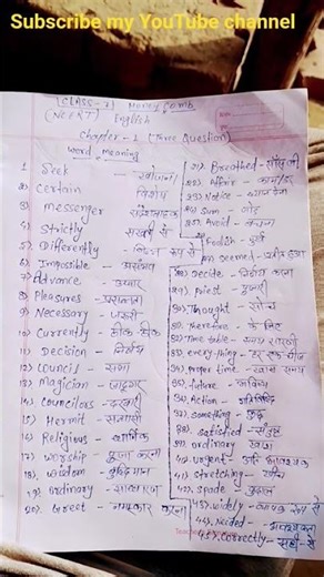 class 7 ncert english chapter 1(three questions) honeycomb #shortsviral