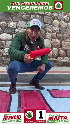 Con VÍCTOR MAITA VENCEREMOS. #MAITA #cuscoperu #Venceremos