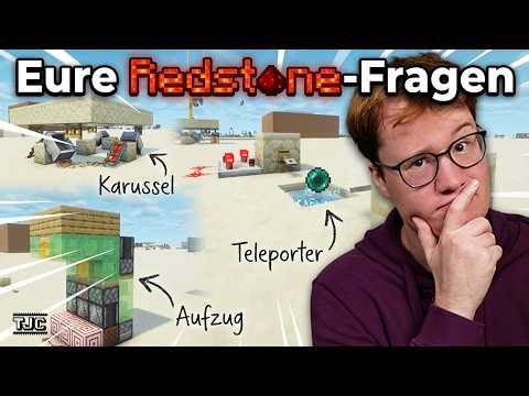 YOUR REDSTONE QUESTIONS ANSWER | TheJoCraft explains