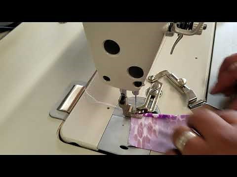 Juki DDL-8700 hemmer attachment lesson