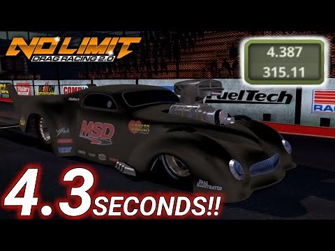 4.3 Seconds Pro Mod Willys Tune - Fastest Division X Willys Tune! | No Limit Drag Racing 2.0