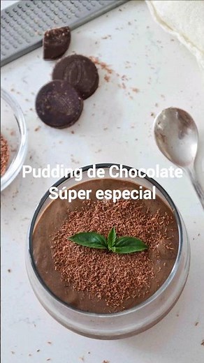 Pudding de Chocolate saludable en 3 pasos | Receta fácil