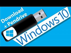 Como fazer pendrive do Windows 10 para boot e download do Windows 10
