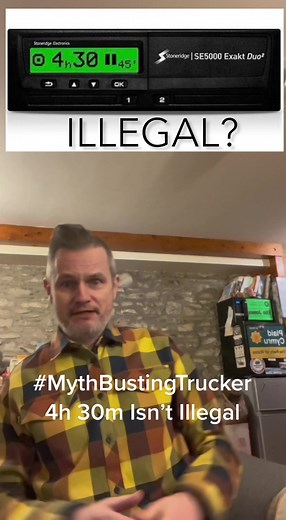 This is one of the most commonly spouted misconceptions! If you’re gonna claim I’m wrong at least post some proof 😂 #TrainingShorts #MythBustingTrucker #tacho #tachograph #driver #lorry #truck #lorrydriver #truckdriver #trucker #trucking #transport #haulage #logistics #CPC #DriverCPC #drivertraining #training #drivinginstructor #instructor #overspeed #speeding #needforspeed #law #illegal #lorrydriverdotcom #Transportraining