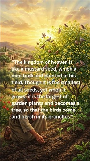 The Mustard Seed Parable | Matthew 13:31–32 | The Kingdom of Heaven 🌱✝️