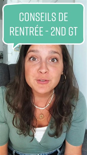 Conseils de rentrée en seconde générale pour les élèves