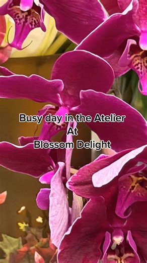 Blossom Delight on Instagram: "It’s a beautifully busy day in the atelier ✨ From our signatures to the Cordelia and the Flora—everything is in high demand, along with the Zoe and, of course, my personal favorite. Surrounded by textures, petals, and intention, this moment feels like pure alignment: my elements, my rhythm, my passion. Winter has a quiet magic, and today it’s blooming loudly in the studio. Hoping these florals brighten your afternoon 🤍 A gentle reminder that beauty lives in the sm