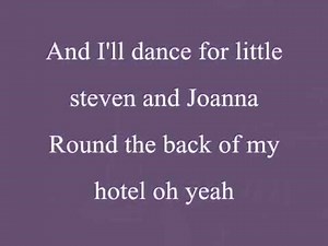 Chelsea Dagger By The Fratellis(Lyrics)