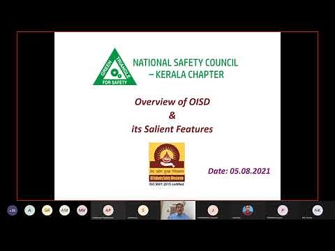 Webinar on “Overview of OISD and its salient features -5/8/2021