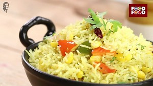 Achari Pulao - Boiled rice tossed with green peas and pickle masala. #FoodFood | FoodFood