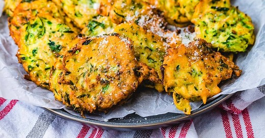 Italian Zucchini Fritters - The Perfect Summer Recipe - Sip and Feast