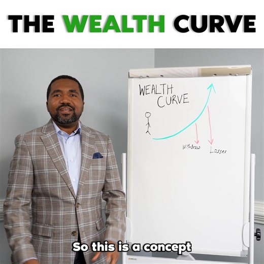 Ever heard of The Wealth Curve? Here’s why most people never ride it all the way up… Building wealth isn’t about chasing quick hits. It’s about creating a curve that rises steadily—until it gives you the freedom to live how you want, on your terms. But two things can crash that curve fast: ⛔ Pulling money out too soon. 📉 Taking losses you didn’t plan for. And once it’s broken… it’s hard to get it back on track. 💡 That’s why the wealthy protect the curve. They plan with intention. They stay the