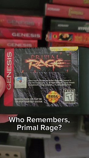 Primal Rage: A Nostalgic Sega Genesis Classic Game