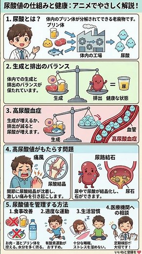 【1分チェック】その食生活が「痛風」を招く？尿酸値を正常に戻す4つの鉄則｜プリン体制限・水分補給・正しい運動