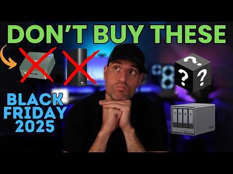 The Only Black Friday/Cyber Monday Deals Worth Buying (2025 NAS, HDDs, & More)