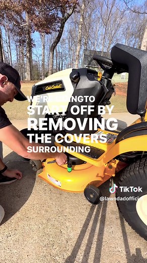 We all know the disappointment of breaking a deck belt. It’s not as difficult as you may think. Let’s change it together! • • • #cubcadet #mower #tractor #lawndad #lawncare #landscape #lawn #lawncarelife@Cub Cadet @Cub Cadet USA
