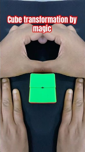 cube transformation by magic #magic #tutorial #sidcuber #rubikscube #cubing #funny #comedy #puzzle