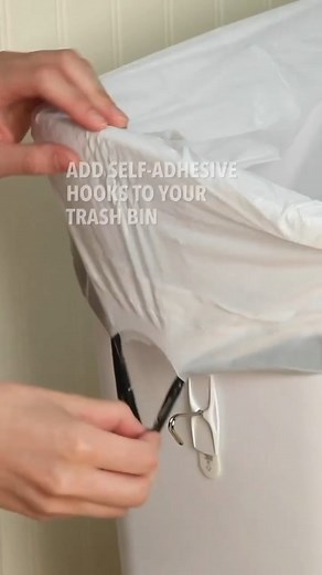 This garbage bag liner hack is just what we needed in life. #garbagebag #lifehacks #kitchenhacks #tips #genius | Family Handyman