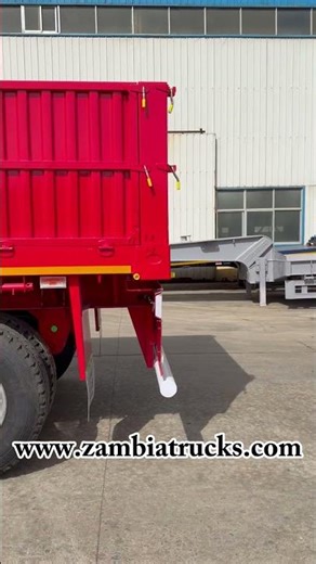 TITAN 3 Axle 60 Ton Side Wall Trailer: The Heavy-Duty King for Zambia Roads 🇿🇲
